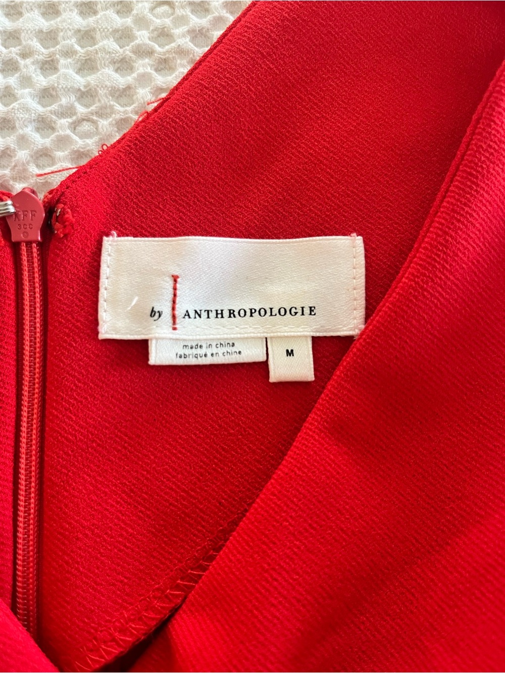 ANTHROPOLOGIE RED CATHY STRUCTURED JUMPSUIT SZ Medium - Picture 11 of 15